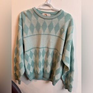 Vintage abstract sweater size large